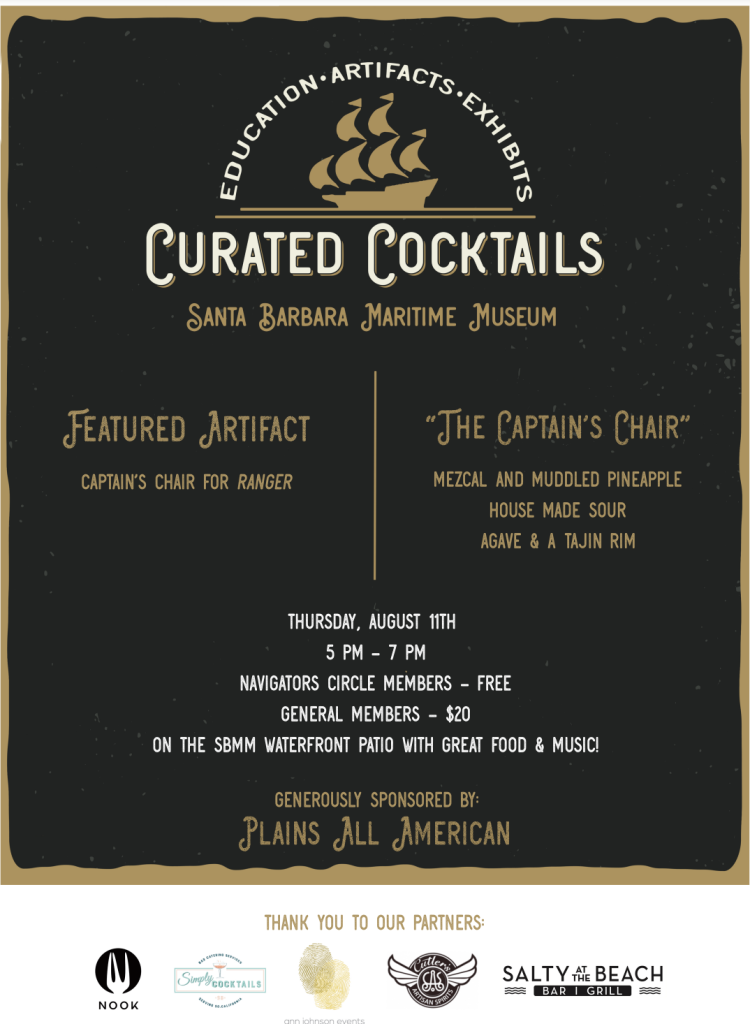 August 11, curated cocktails sbmm santa barbara