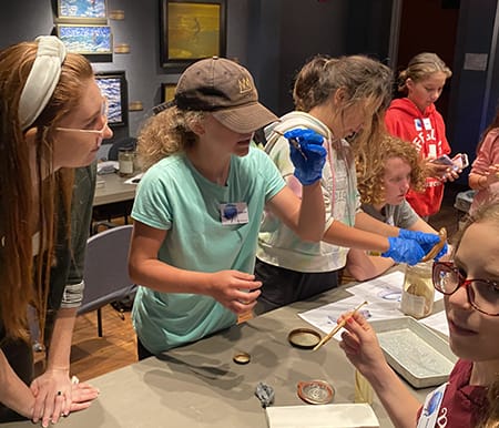 Girls in Ocean Science Conference participants.