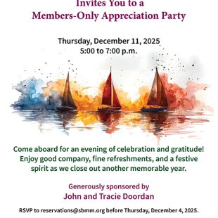 Members-Only Appreciation Party invitation.