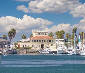 View of Maritime Museum from the harbor.