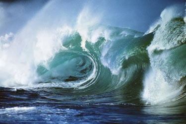 Photo of crashing waves by Dan Markel
