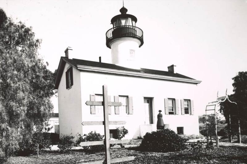 Old Santa Barbara Lighthouse Photo